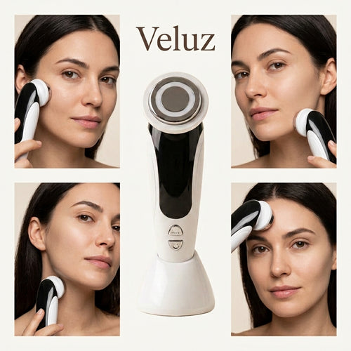 Veluz Sculpt — Dispositivo facial 7 en 1 con microcorriente y luz LED
